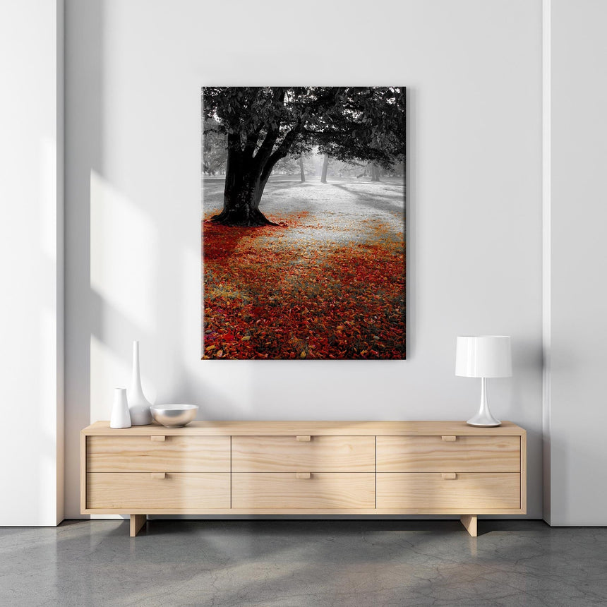 Lærredstryk - Black n' Red - Incado