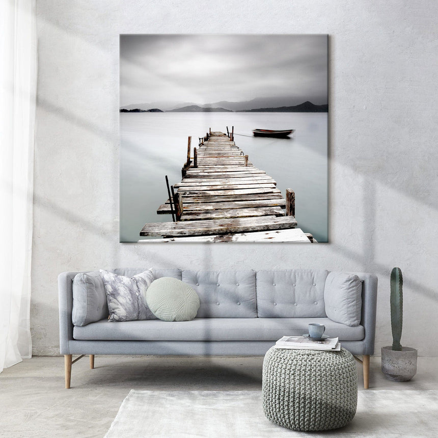 Lærredstryk - Lake Pier - Incado