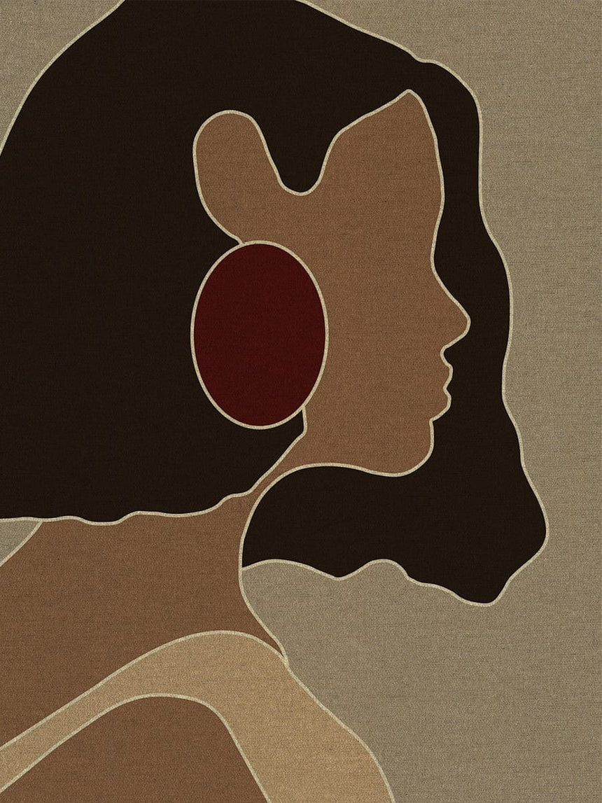 Hør lærredstryk - Victoria - Incado