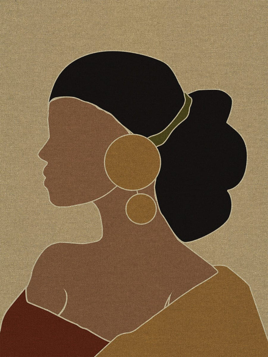 Hør lærredstryk - Yasmina - Incado