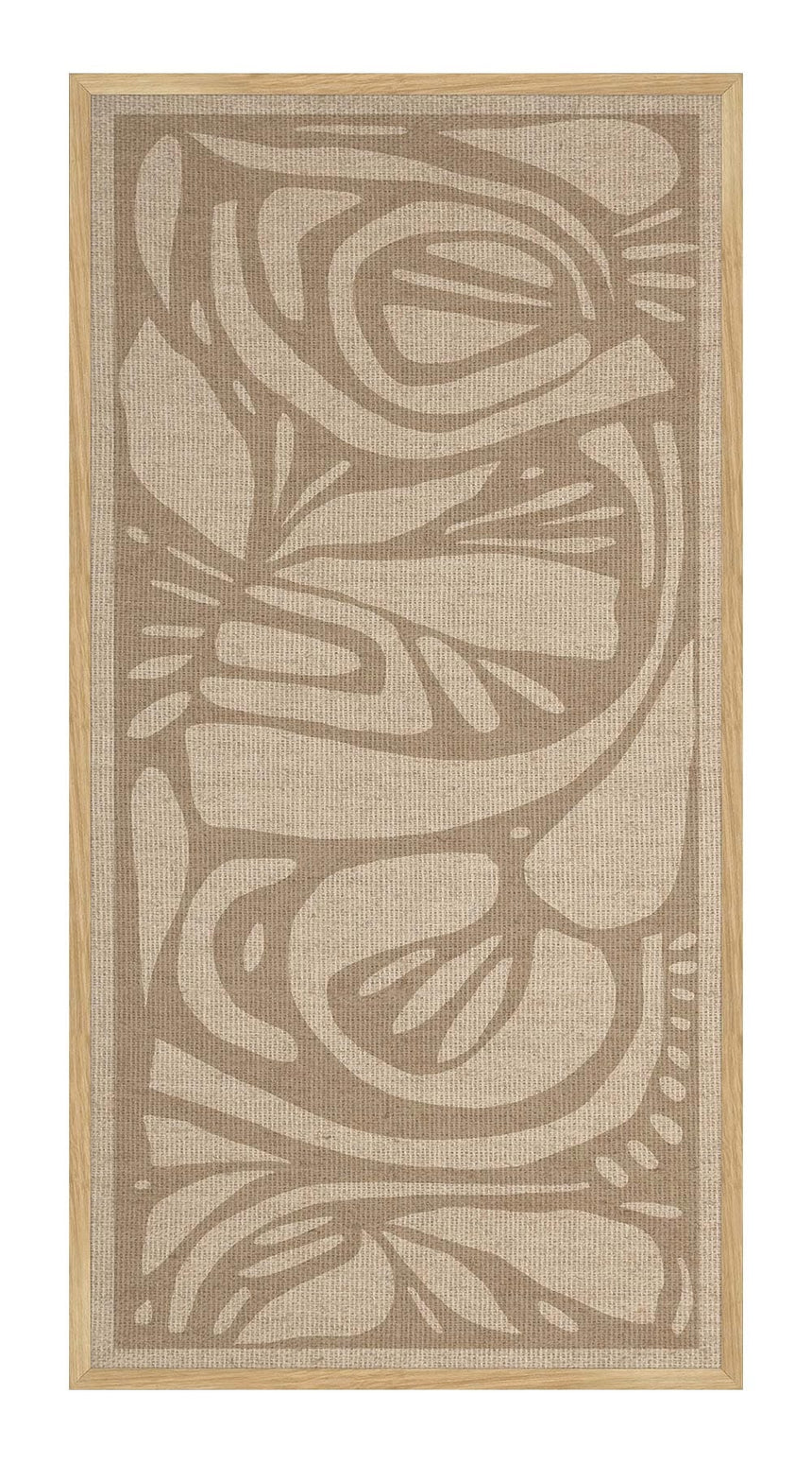 Hør lærredstryk - Abstract Decoration - Incado