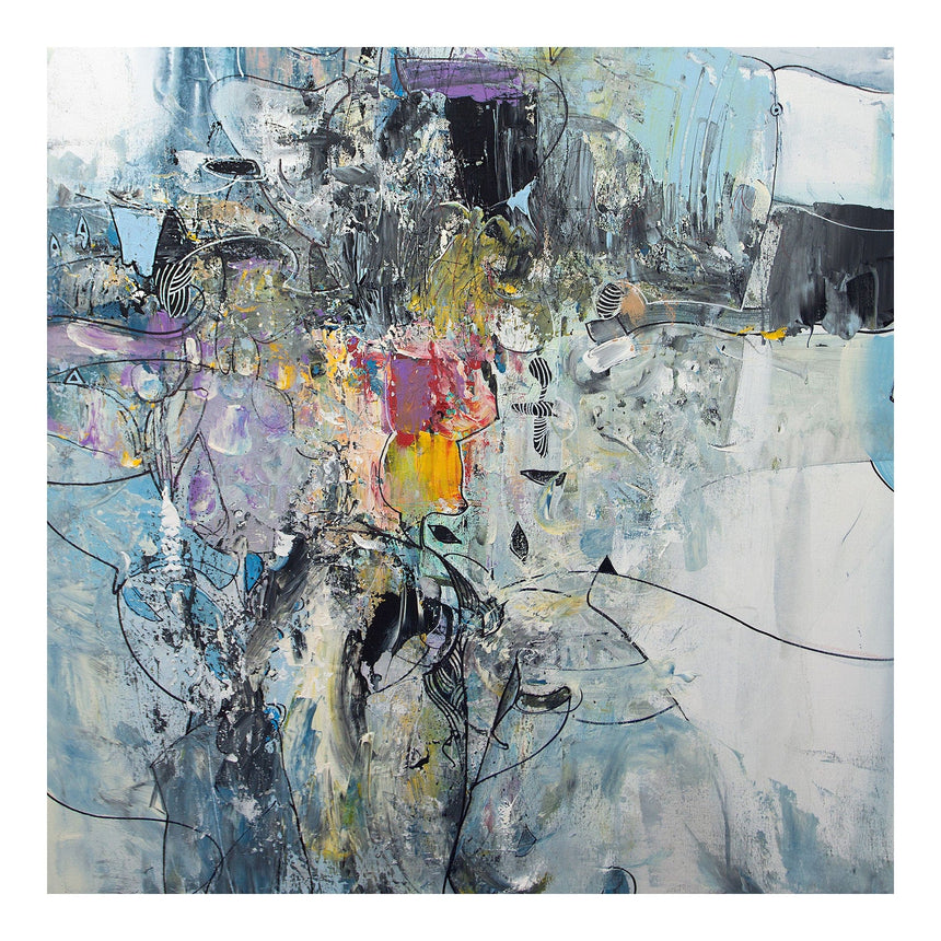 Lærredstryk - Abstraction - Incado