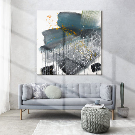 Lærredstryk - Move with Lines - Incado