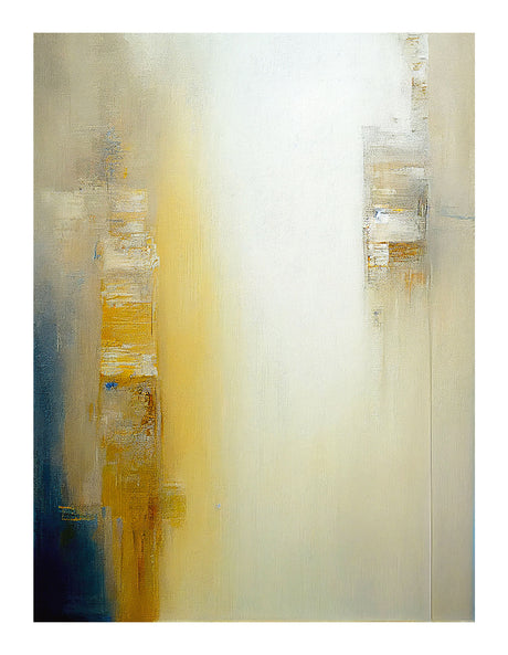 Lærredstryk - Yellow Abstraction II - Incado