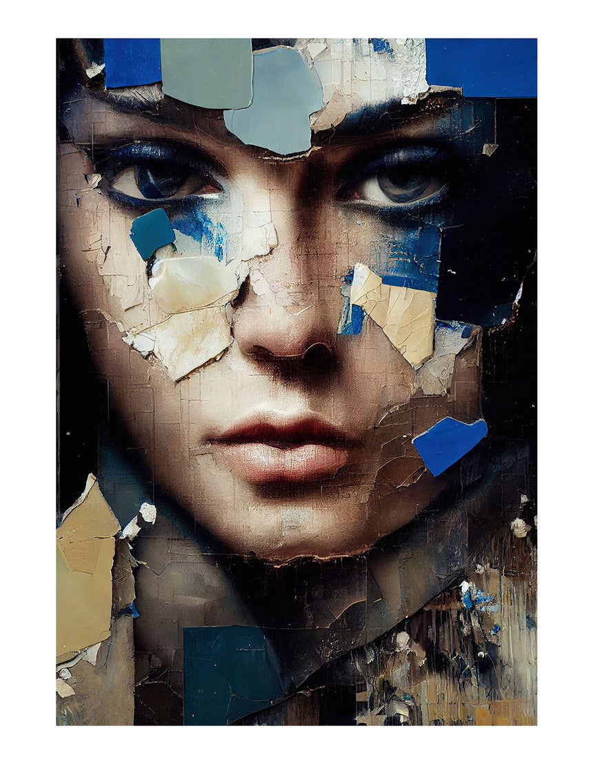 Lærredstryk - Blue Feelings - Incado