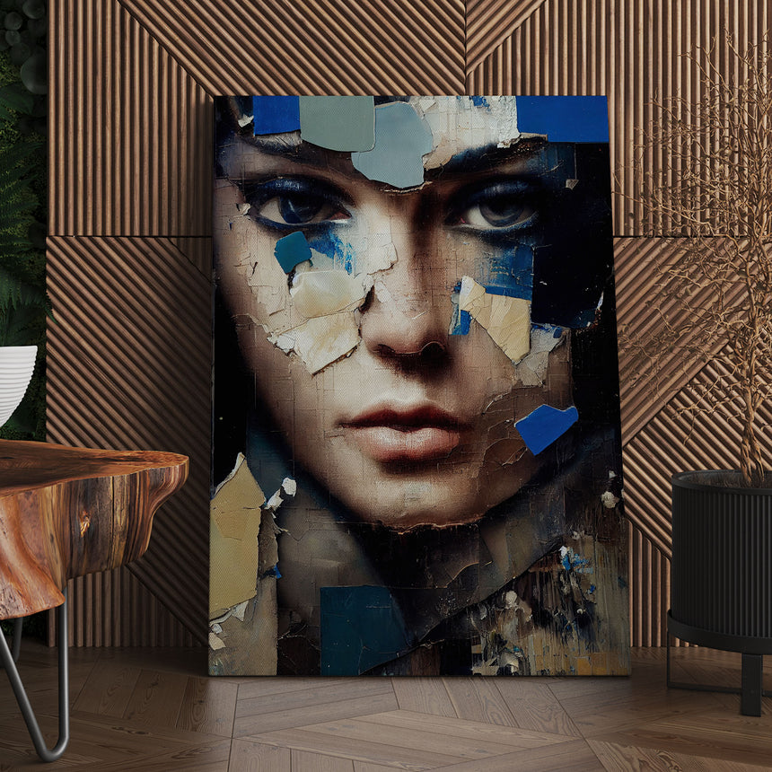 Lærredstryk - Blue Feelings - Incado