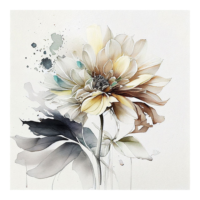 Lærredstryk - Dreamy Dahlia - Incado