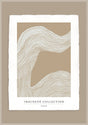 Luksus plakat med beige ramme - Field - Artist Paper - Incado
