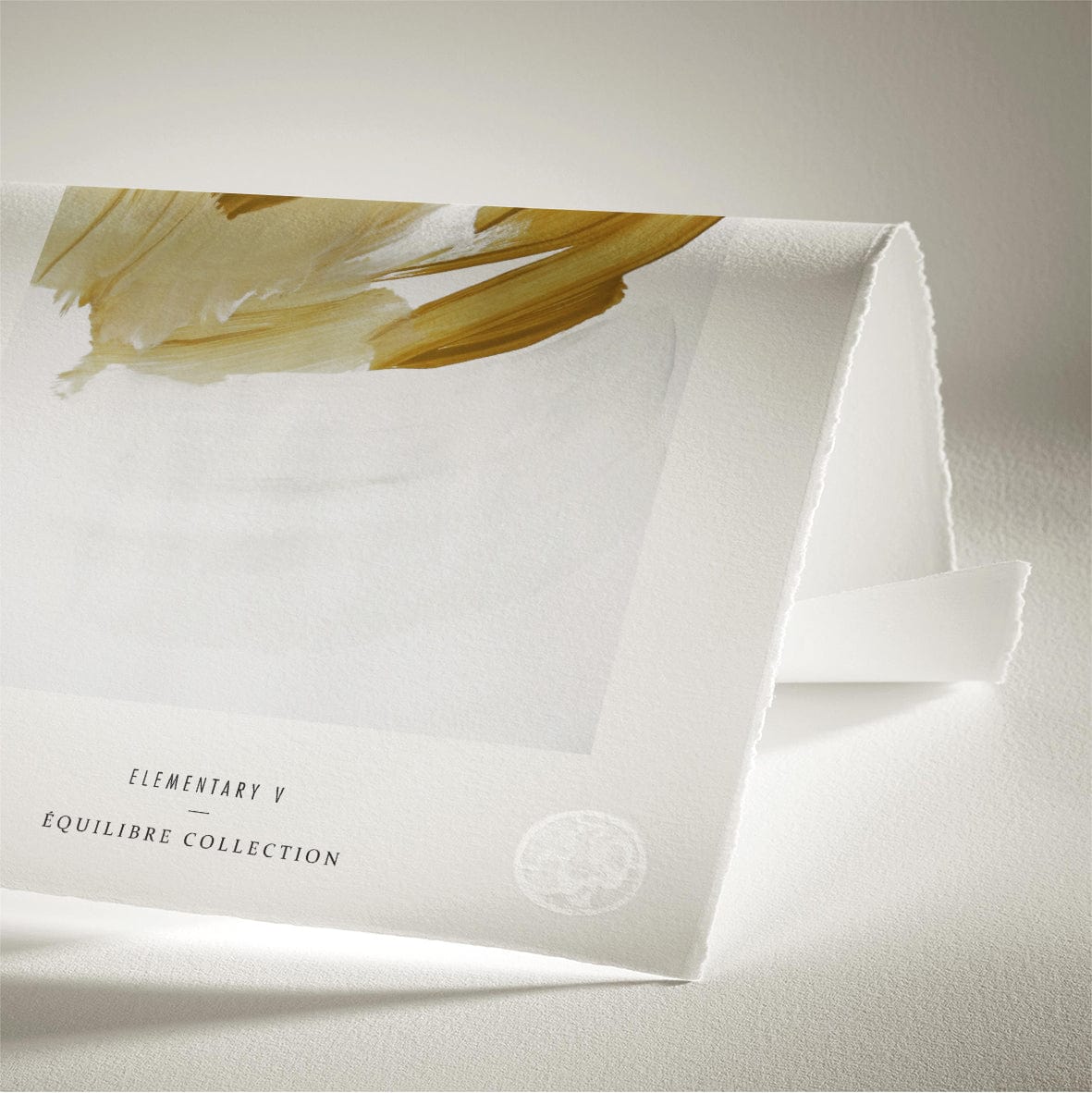 Luksus plakat med blå ramme - Elementary V - Artist Paper - Incado