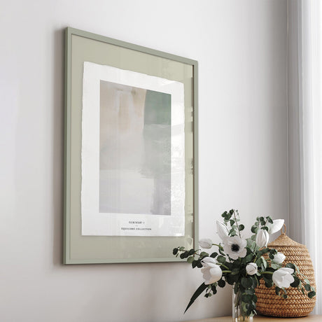 Luksus plakat med grå ramme - Elementary I - Artist Paper - Incado