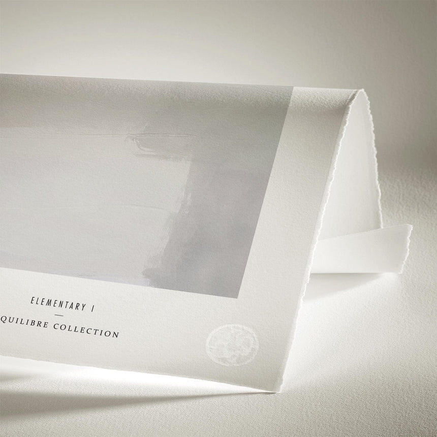 Luksus plakat med grå ramme - Elementary I - Artist Paper - Incado