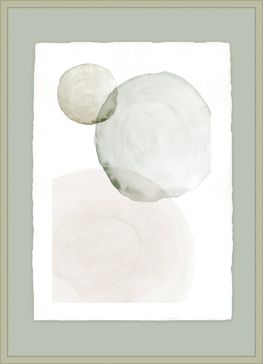 Luksus plakat med grøn ramme - Bubble Tea - Artist Paper - Incado