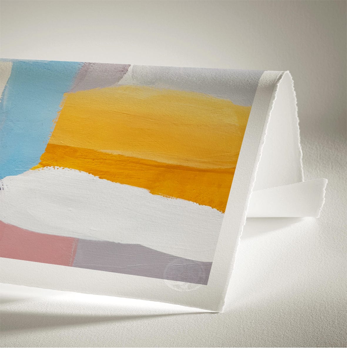 Luksus plakat med lyserød ramme - Daybreak - Artist Paper - Incado