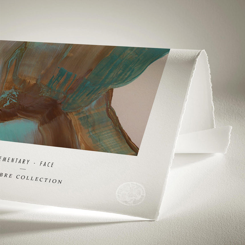 Luksus plakat med egetræsramme - Elementary - Face - Artist Paper - Incado