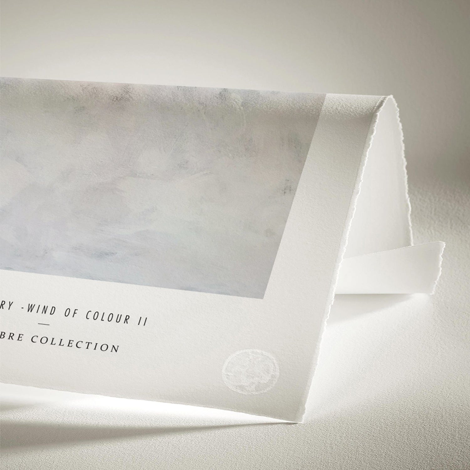 Luksus plakat med lilla ramme - Elementary Pastel - Wind of Colours II - Artist Paper - Incado