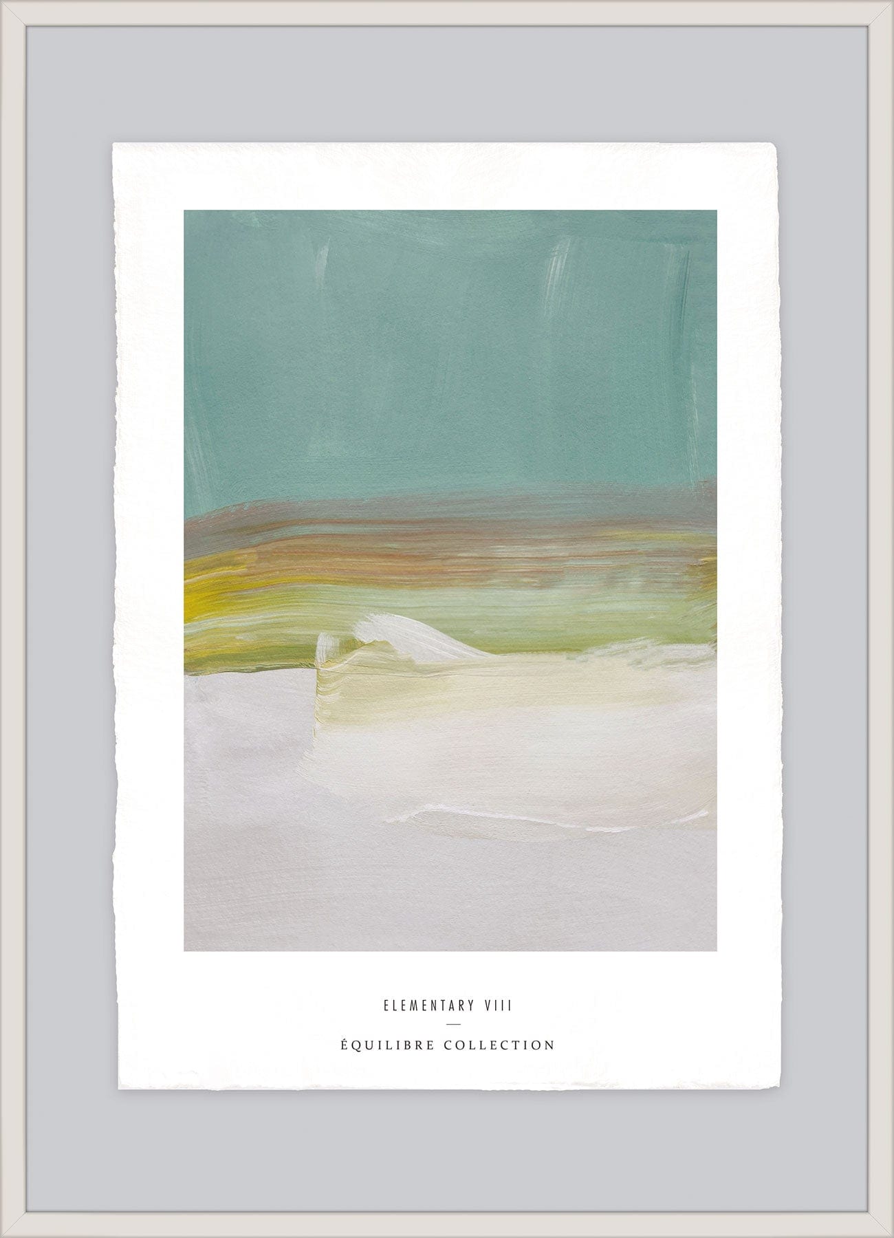 Luksus plakat med beige ramme - Elementary VIII - Artist Paper - Incado