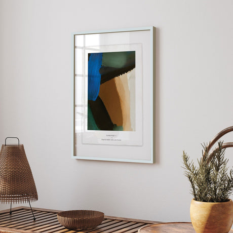 Luksus plakat med egetræsramme - Elementary X - Artist Paper - Incado