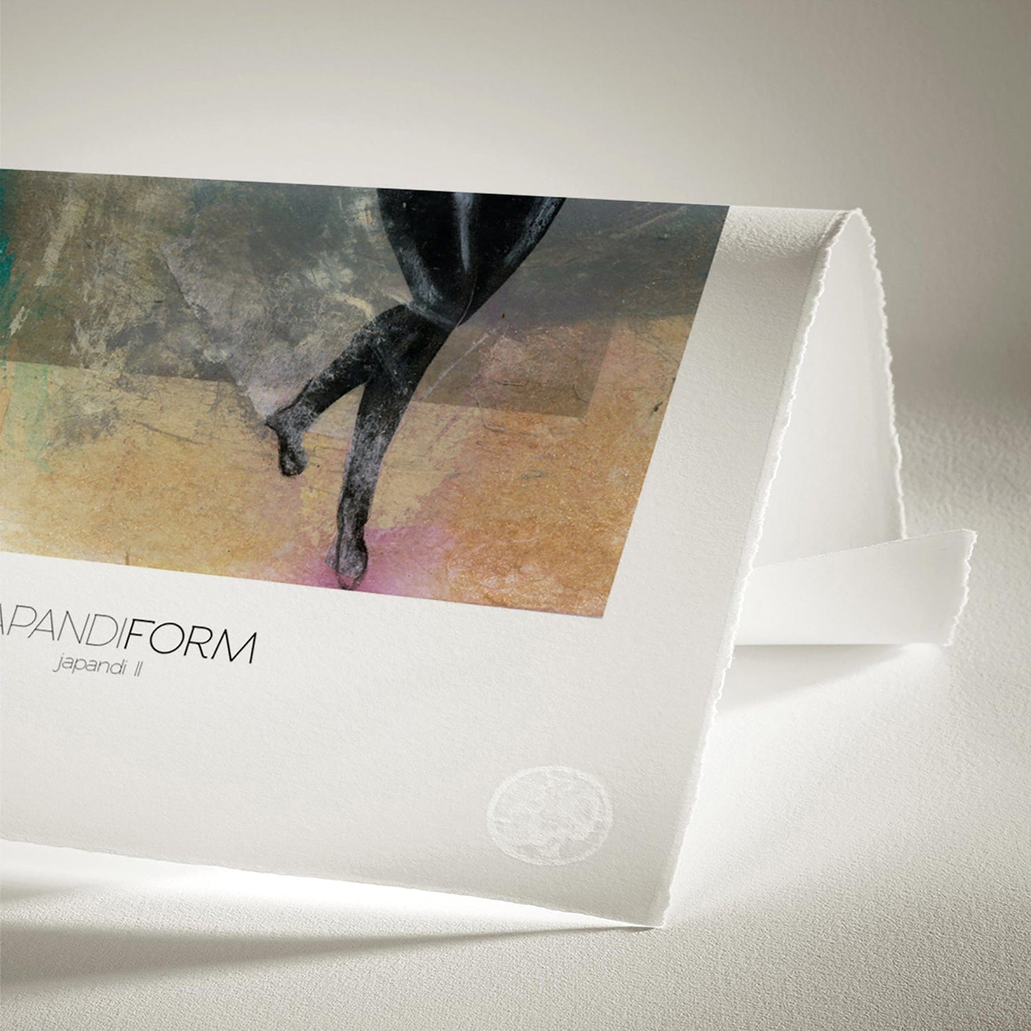 Luksus plakat med brun ramme - Japandi II - Artist Paper - Incado