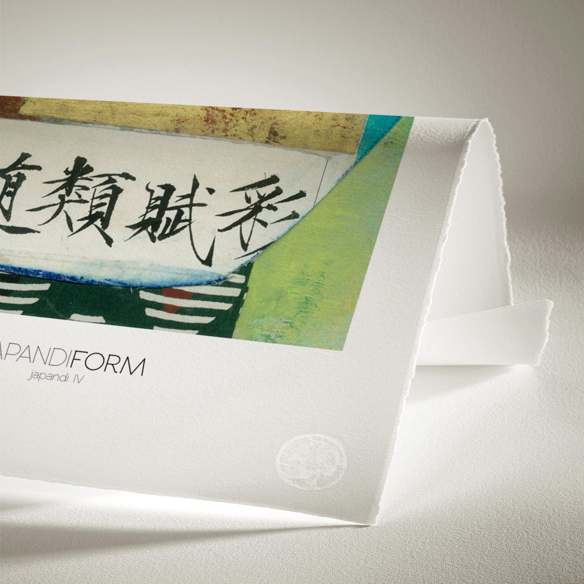 Luksus plakat med egetræsramme - Japandi IV - Artist Paper - Incado