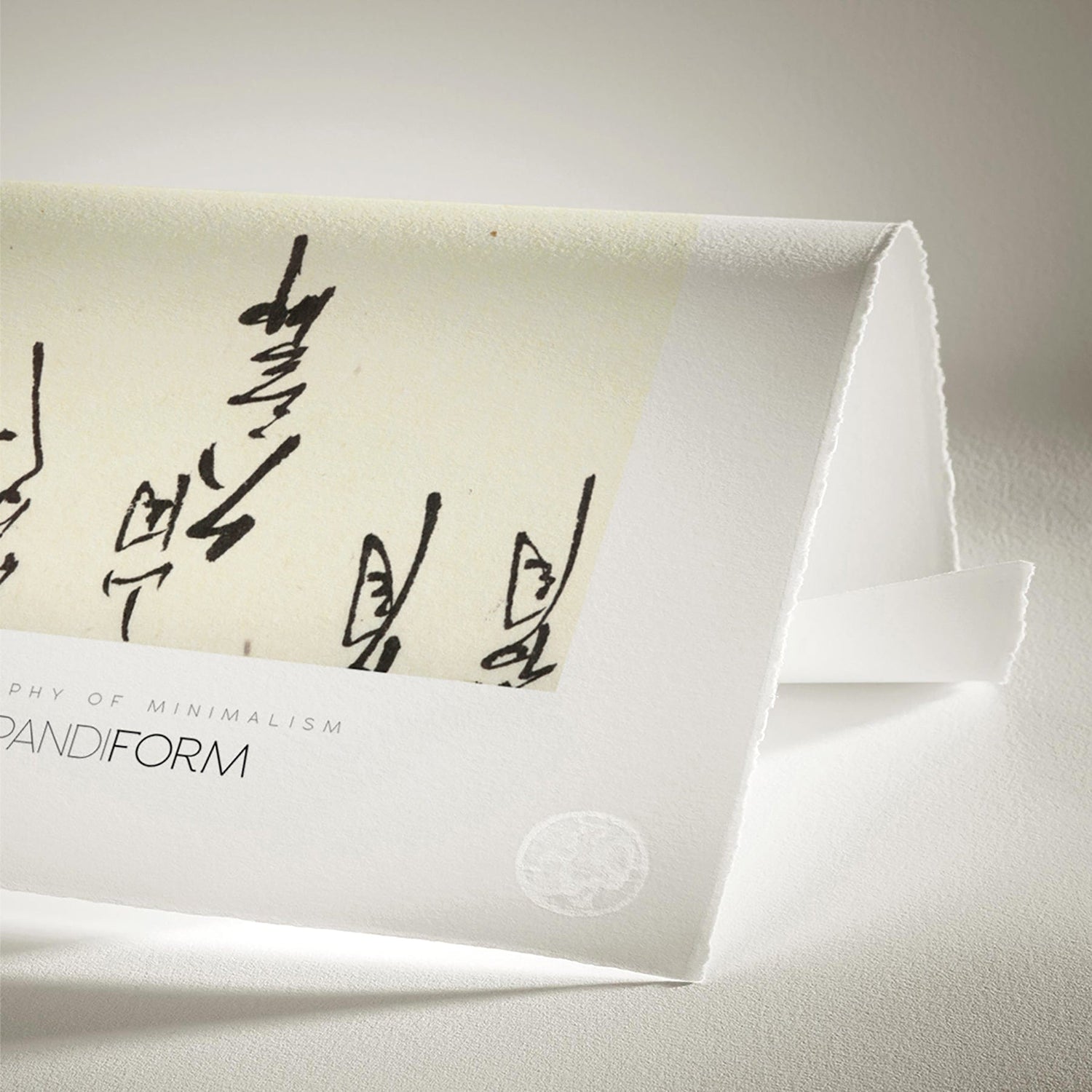 Luksus plakat med egetræsramme - Japandi VI - Artist Paper - Incado