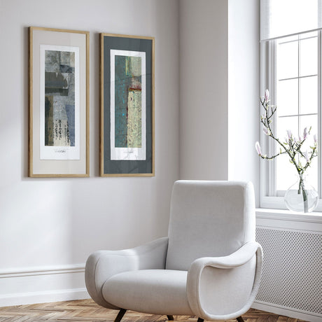 Luksus plakat med egetræsramme - Japandi VIII - Artist Paper - Incado