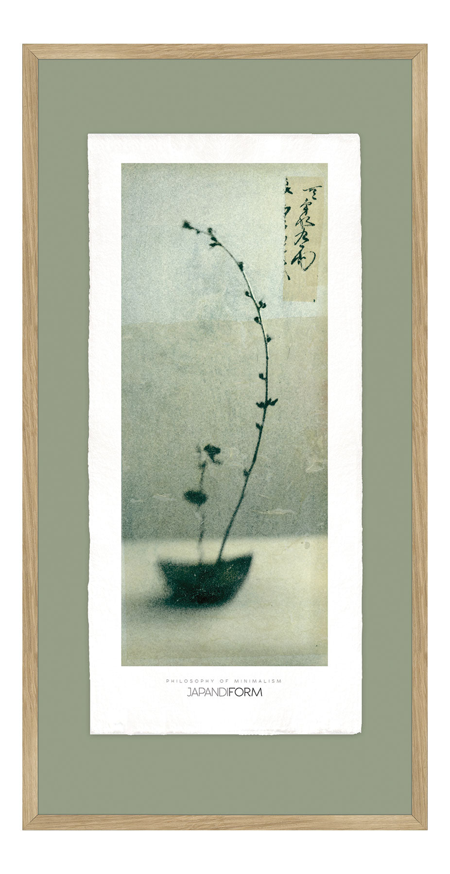 Luksus plakat med egetræsramme - Growing - Artist Paper - Incado