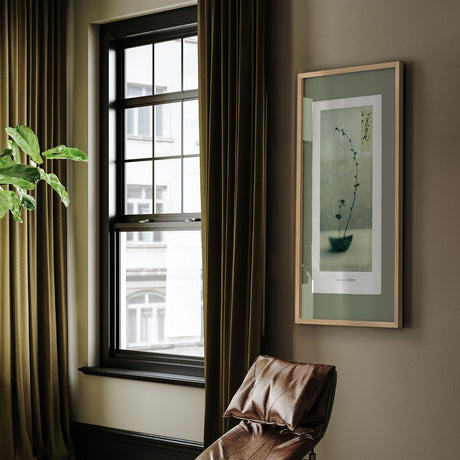 Luksus plakat med egetræsramme - Growing - Artist Paper - Incado