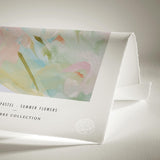 Luksus plakat med hvid ramme - Summer Flowers - Artist Paper - Incado