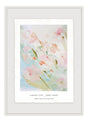 Luksus plakat med hvid ramme - Summer Flowers - Artist Paper - Incado