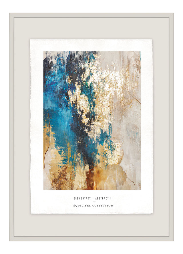 Luksus plakat med beige ramme - Abstract II - Artist Paper - Incado