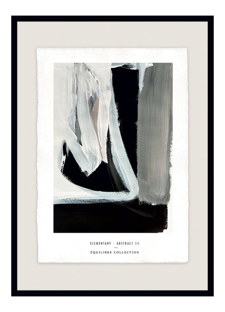 Luksus plakat med sort ramme - Strokes - Artist Paper - Incado
