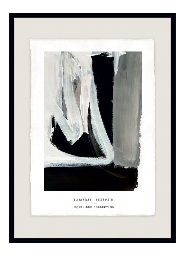 Luksus plakat med sort ramme - Strokes - Artist Paper - Incado