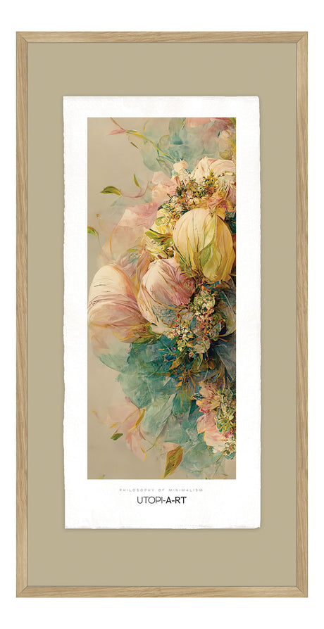 Luksus plakat med egetræsramme - Extravangance II - Artist Paper - Incado