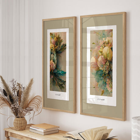 Luksus plakat med egetræsramme - Extravangance II - Artist Paper - Incado