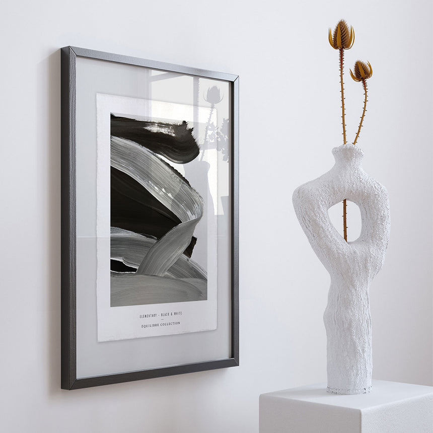Luksus plakat med sort ramme - Black & White - Artist Paper - Incado