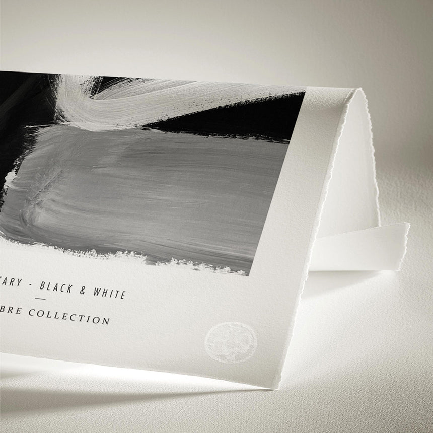 Luksus plakat med sort ramme - Black & White II - Artist Paper - Incado