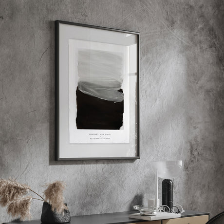 Luksus plakat med sort ramme - Strokes II - Artist Paper - Incado