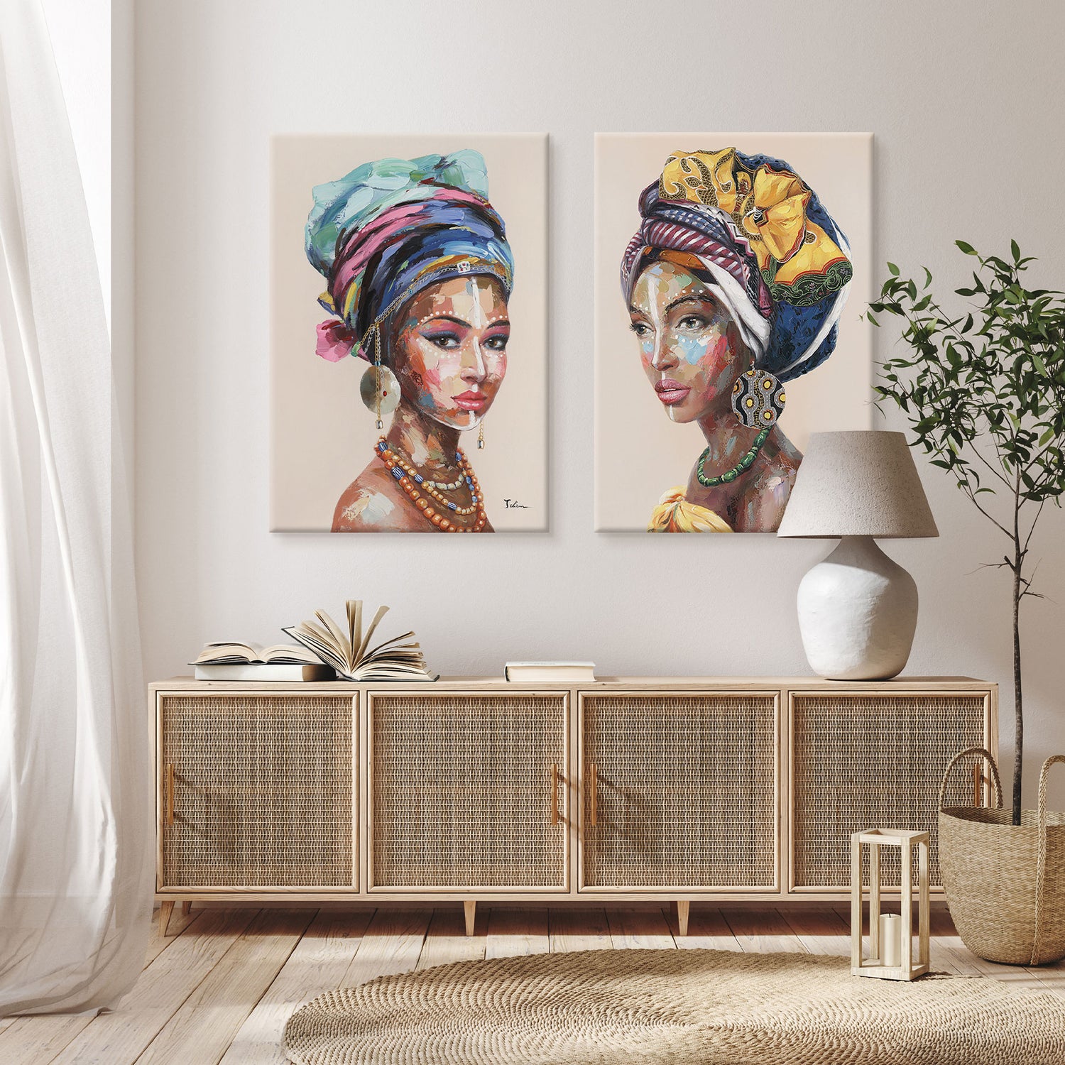 Håndlavet maleri - Khaleesi - Mixed media - Incado