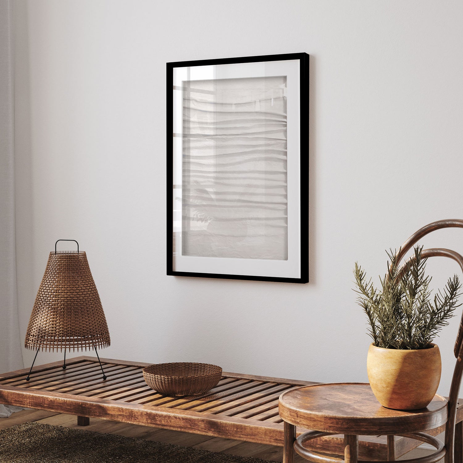 Struktur maleri - Earth II - Canvas Fold - Incado