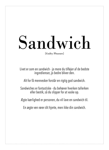 Art Card - Sandwich - Incado