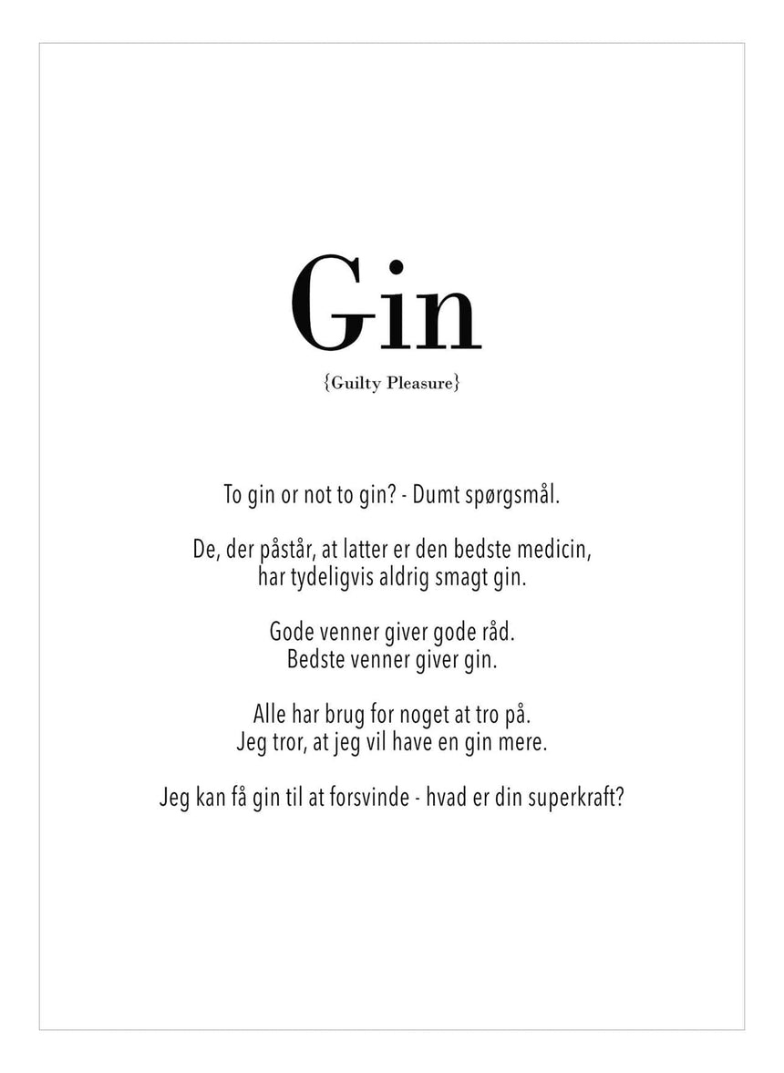 Art Card - Gin - Incado