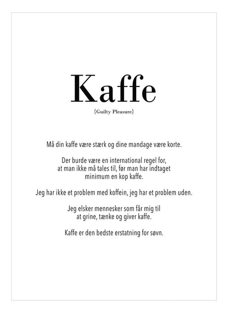 Art Card - Kaffe - Incado