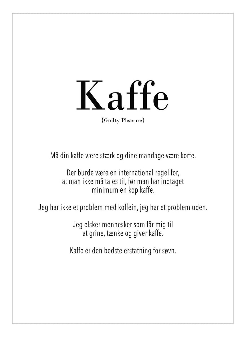 Art Card - Kaffe - Incado