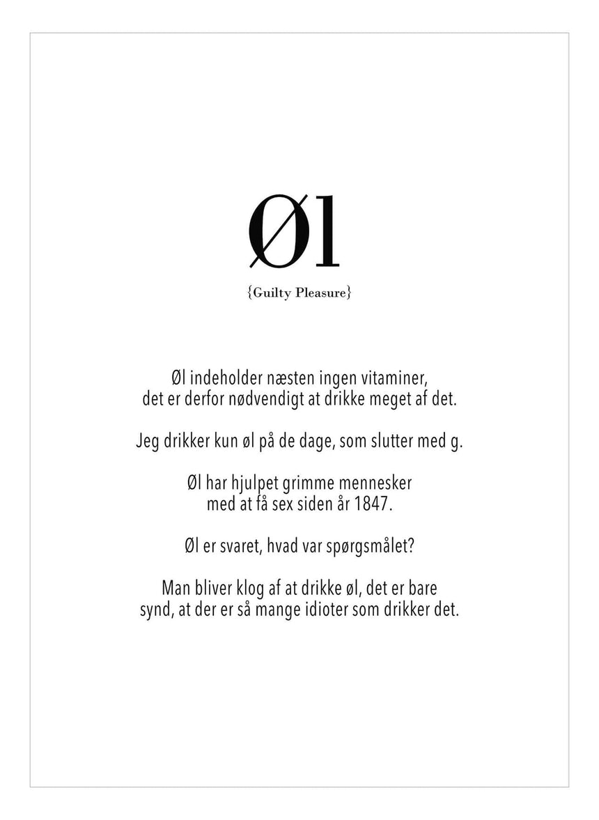 Art Card - Øl - Incado