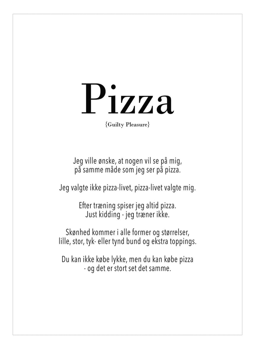 Art Card - Pizza - Incado