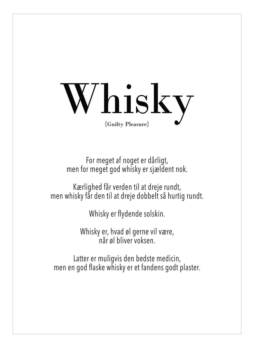 Art Card - Whisky - Incado