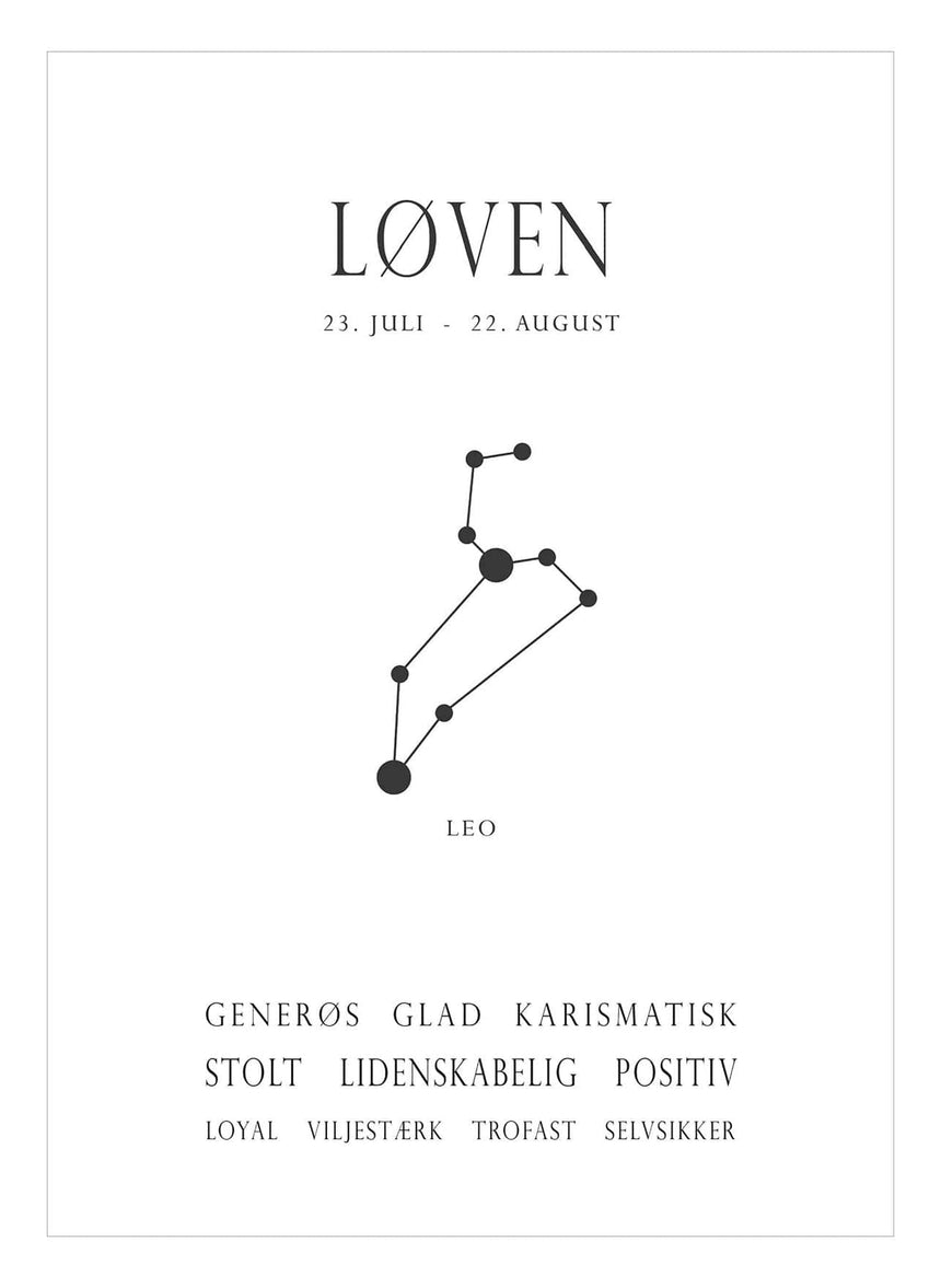 Art Card - Løven - Incado