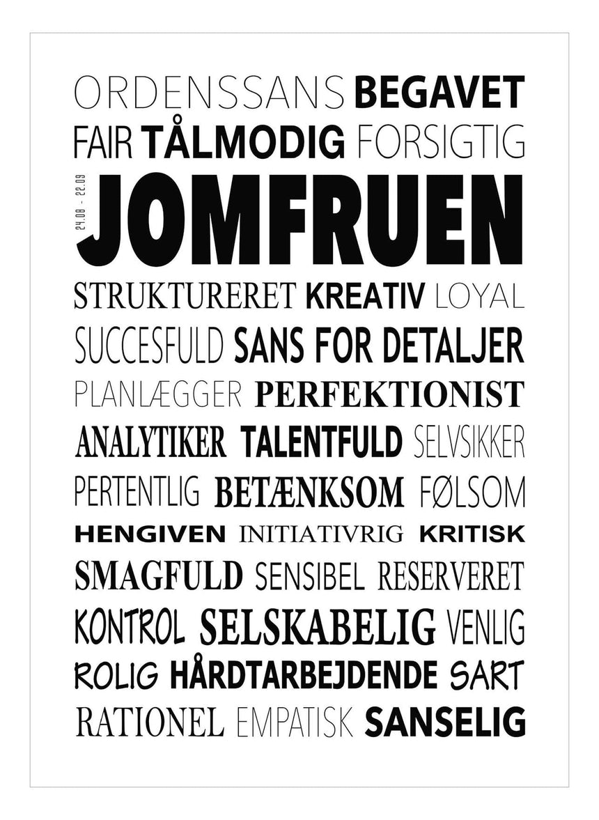 Art Card - Jomfruen - Incado