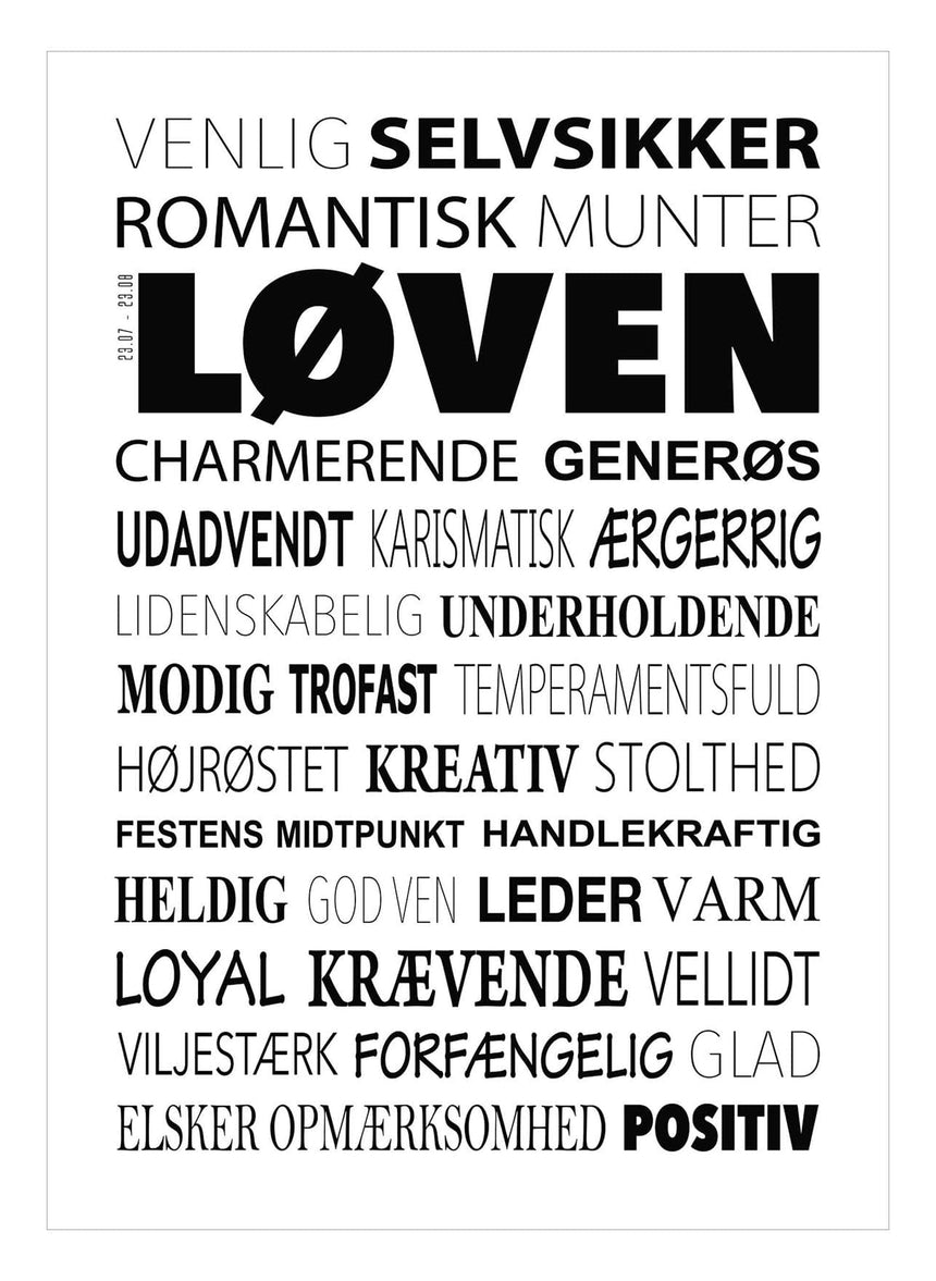 Art Card - Løven - Incado