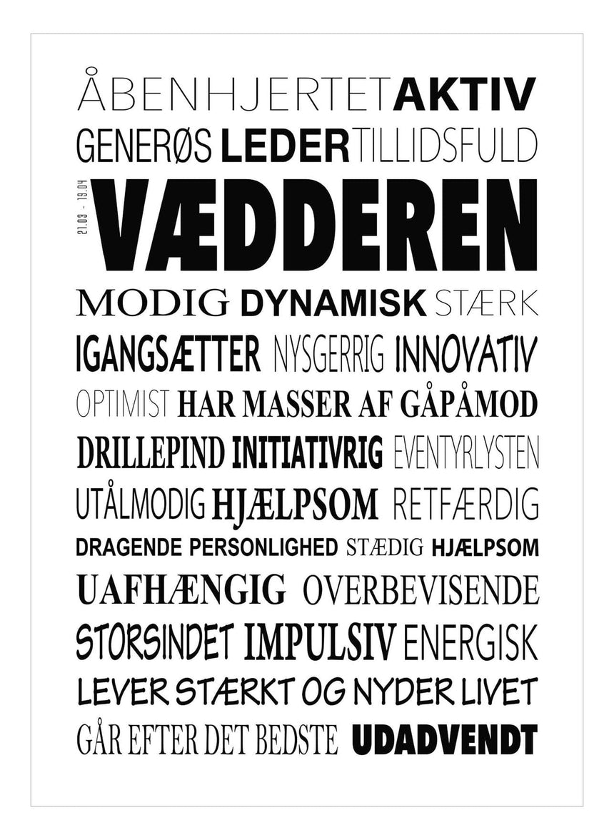 Art Card - Vædderen - Incado